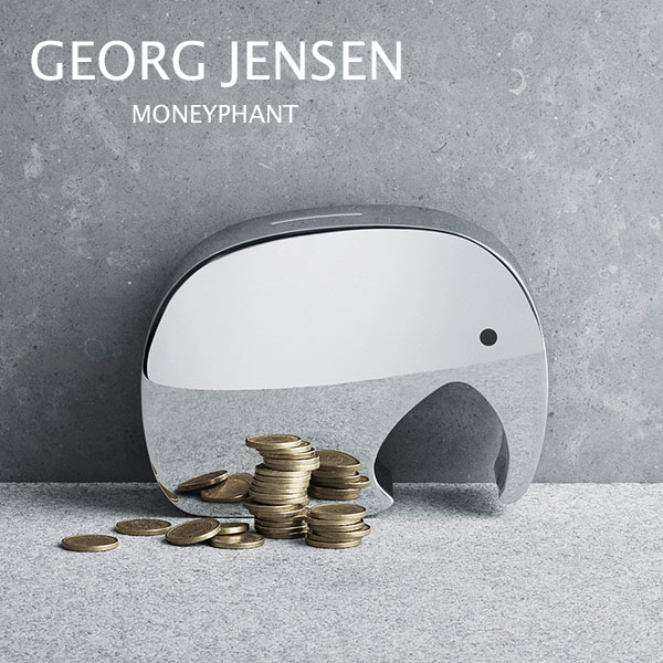 【マラソン限定★クーポン有】【ポイント12倍】GEORG JENSEN MONEYPHANT コインバンク 3580045 ジョージジェンセン マニファント 貯金箱 エレファントコレクション 北欧 可愛い インテリア おしゃれ センスがいい ギフト 話題 人気（GEO）【送料無料】【5/22】【ASU】