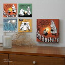 MOOMIN LEDキャンバスアート ムーミンシリーズ 東洋ケース 壁掛け LED CANVAS ART 音感センサー ウォールライト 間接照明 ニョロニョロ ...
