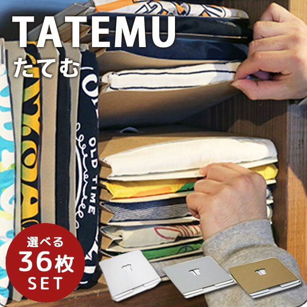 【当店限定カラー有】選べる2セット 計36枚セット TATEMU たてむ タテム Tシャツ収納ボック