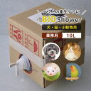 BIO shower 業務用 10L ペット用ナチュラル消臭スプレー ビオシャワー 酵素ミスト 犬 猫 小動物 天然由来100% ミネラル ペット 皮膚 毛並み...