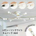 【11日18:30迄★1000円クーポン】【LED電球セット】6灯シーリングライト キムリック A60 TC-1010-A60|gram eight グラムエイ...