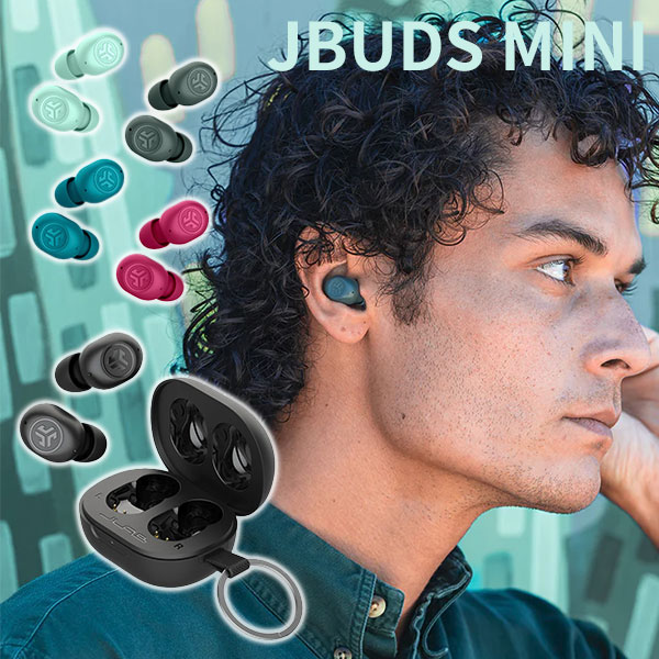 JBUDS MINI TRUE WIRELESS EARBUDS|JLab ワイヤレスイヤホン イヤフォン 小型 ミニ 軽量 多機能 ミニマル キーリング付き ...