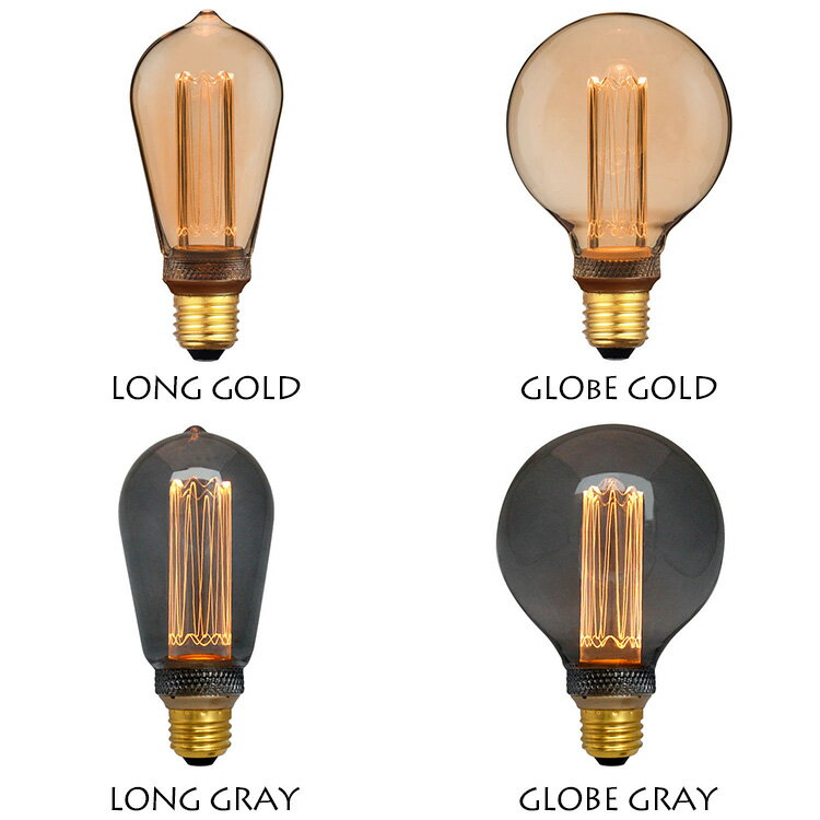 選べる2個セット　調光器対応　NOSTALGIA　ノスタルジア　バルブ　エジソンバルブ　LED　ライト　NOSTALGIA　LED　BULB（WVT）【送料無料】【ポイント10倍】【9／2】