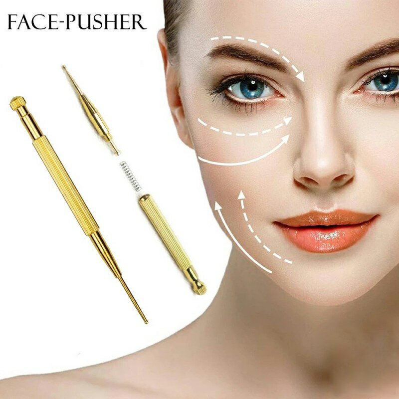 【2本セット】ツボ押し棒 マッサージ ポスポス美顔器 トリガーポイント マッサージ棒 筋膜リリース 美顔 美肌 健康グッズ コリほぐしペン型美顔器 表情筋 ほう...