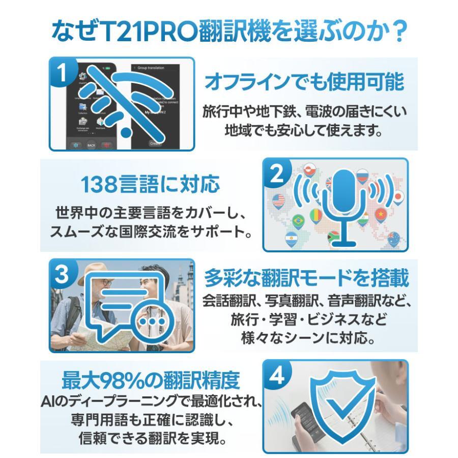 【2025最新翻訳機】翻訳機 Wifi不要 音声翻訳機 音声翻訳機 オフライン翻訳対応 大...