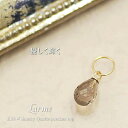【15%OFFクーポン+エントリーでP2倍&お買い物マラソン】18金 ペンダントトップ イエローゴールド スモーキークオーツ K18 天然石 パワーストーン ブリオレット 4×6 ペンダントトップのみ ペンダントヘッド ペンダントヘッド 小さい ペンダントヘッド ゴールド