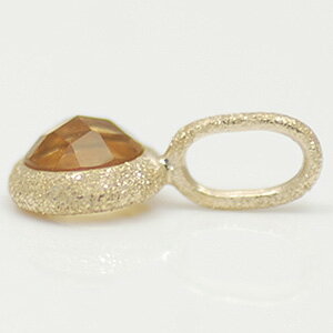 【全品ポイント20倍＆エントリーでポイント3倍23:59まで】10金 ペンダントトップ 10金 K10 10K 天然石 パーツ ペンダントトップ シトリン 11月 誕生石 スターダストと天然石の輝き『bonheur』 ペンダントトップのみ ペンダントヘッド ペンダントヘッド 小さい