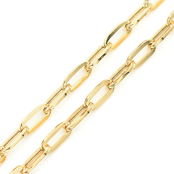 P最大47.5倍 18金 ネックレス ペーパークリップチェーン 3.5mm 65cm K18 18K イエローゴールド 180日 flash-th-10006458 FLASH (オーダーチェーンのお店) サンプル画像2