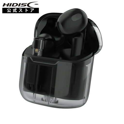 HIDISC ENCマイク搭載 スケルトンフルwirelessイヤフォン ブラック HD-BTCLA06BK HIDISC ENCマイク搭載 スケルトンフルwirelessイヤフォン ブラック HD-BTCLA06BK