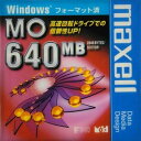【生産終了品・在庫限り】マクセル 3.5インチ MOディスク 640MB 1枚 Windowsフォーマット済み MA-M640 WIN B1P