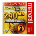 【激レア!】マクセル SuperDisk 240MB(スーパーディスク)ブラック 1枚 Macintoshフォーマット SD240.MAC.B1P