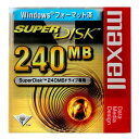 【激レア!】マクセル SuperDisk 240MB(スーパーディスク)ブラック 1枚 Windowsフォーマット SD240.WIN.B1P