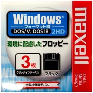  YIi Maxell3.5^ 2HDtbs[fBXN WindowstH[}bgp 3 ubN NbNCP[X MFHD18.D3P  s 