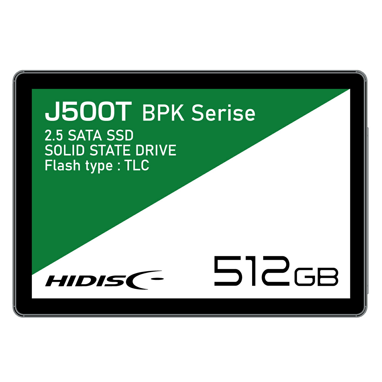 HIDISC 2.5inch SATA SSD TLC 512GB HDJ500T-BPK512SSD Bulk Phison/KIOXIA...