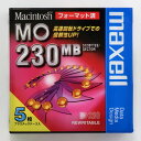 3.5インチ MOディスク 230MB 5枚 Machintoshフォーマット済み MA-M230 MAC B5P