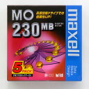 【生産終了品 在庫限り】マクセル 3.5インチ MOディスク 230MB 5枚 アンフォーマット MA-M230 B1P5S