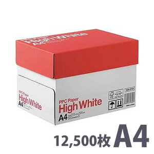 *受発注*PPC　PAPER　High　White　A4　1箱（2500枚：500枚×5冊）