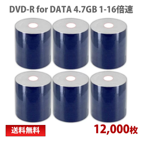 [12000枚セット] RITEK製 DVD-R メディア for DATA 1回記録用 データ用 4.7GB 1-16倍速 600枚×20箱 [返品交換不可]