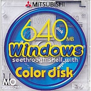 三菱化学メディア MOディスク 640MB 1枚 Windowsフォーマット済