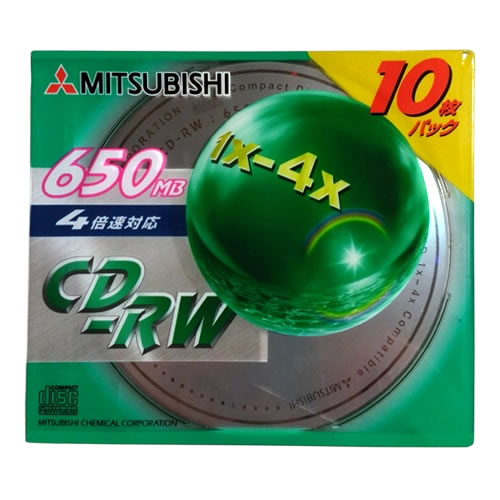 【100枚まとめ買い】【アウトレット】三菱化学メディア CD-RW 4倍速対応 10枚×10パック 【100枚まとめ買い】【アウトレット】三菱化学メディア CD-RW 4倍速対応 10枚×10パック