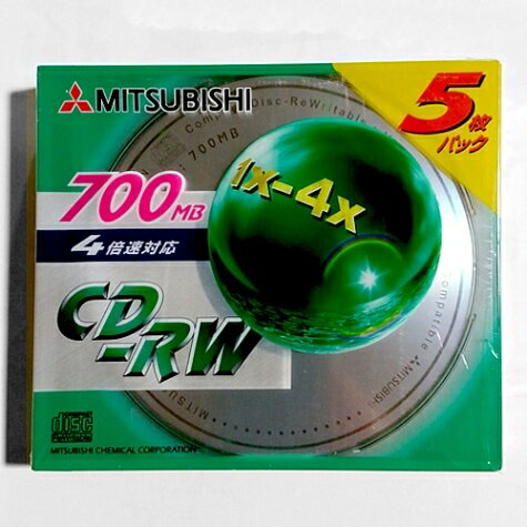 【100枚まとめ買い】【アウトレット】三菱化学メディア CD-RW 1-4倍速対応 700MB 5枚×20パック 【100枚まとめ買い】【アウトレット】三菱化学メディア CD-RW 1-4倍速対応 700MB 5枚×20パック