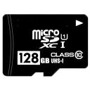 バルク品、microSDXCカード 128GB Class10 UHS-I対応 メモリーカード MFMCSDXC10X128G_BULK　