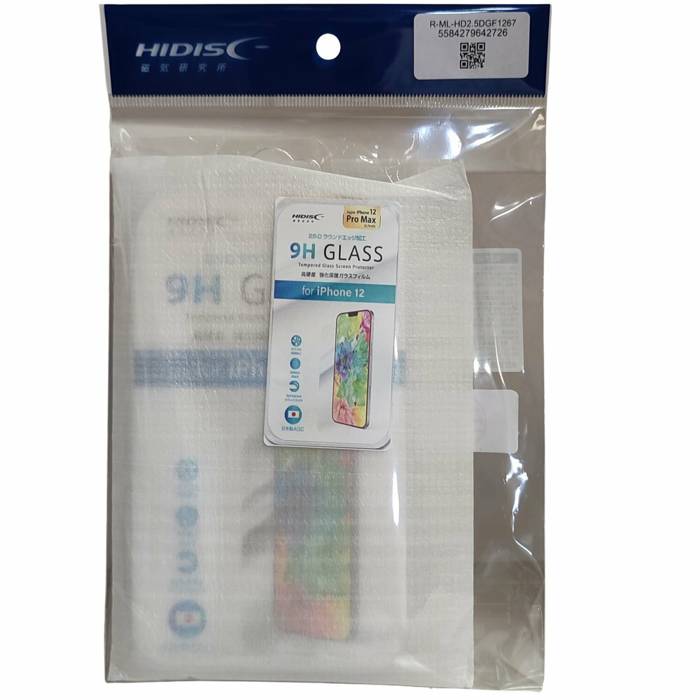 Rakuten - 【リファービッシュ】HIDISC 2.5D強化保護ガラスフィルム for iPhone12 Pro MAX 6.7inch R-ML-HD2.5DGF1267