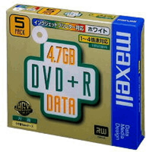 【100枚まとめ買い】【アウトレット】マクセル データ用DVD+R 4.7GB 4倍速 5枚×20パック 【100枚まとめ買い】【アウトレット】マクセル データ用DVD+R 4.7GB 4倍速 5枚×20パック