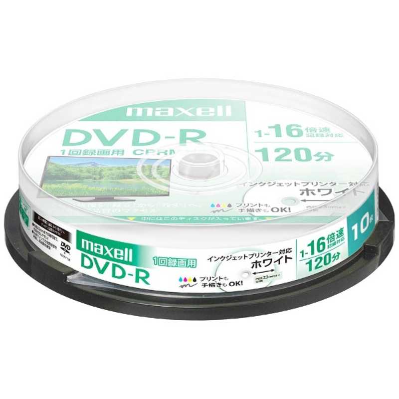 ϿDVD-Rۥ磻ȥǥCPRMб 16®10祹ԥɥѥå DRD120PWE.10SP