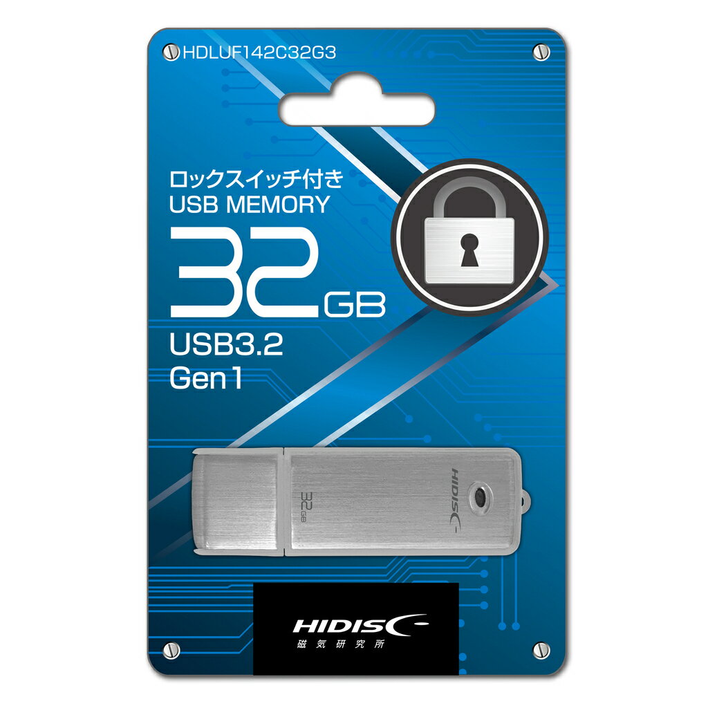 HIDISC USB3.2 Gen1 32GB  ååON/OFF HDLUF142C32G3