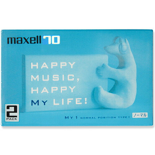 マクセル カセットテープ ノーマルポジション 70分 2本 maxell MY1-70N.2P【アウトレット品】