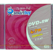 【売り切り御免！☆在庫限り】【返品交換不可】SMART BUY データ用DVD+RW 4.7GB 1枚_Outlet