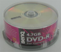 【返品交換不可】BENQ データ用DVD-R 2倍速 25枚_Outlet