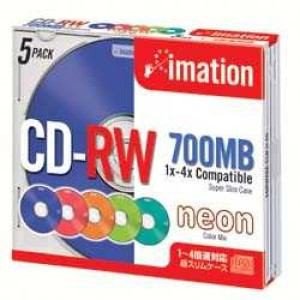 Imation データ用CD-RW 700MB 4倍速対応 5