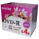 【返品交換不可】RITEK DVD-R アナログ録画用 4倍速対応 20枚パック** その1
