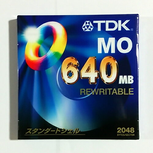 TDK 3.5型640MB MOディスク MO640MB（アンフォーマット時）