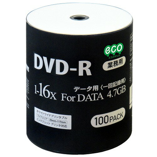 DVD-R ǥ for DATA DR47JNP100_BULK 4.7GB 1Ͽ ǡ 100祷ecoѥå 1-...