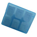 SD/microSD メモリーカード収納ケース 12枚収納用(ブルー)