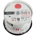 DVD-R メディア 録画用 16倍速 120分 TYDR12JCP50SP スピンドルケース 50枚