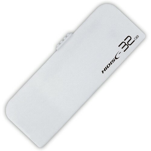 USB 2.0 フラッシュドライブ 32GB 白 スライド式 type2 HDUF116S32G2[M便1/2]