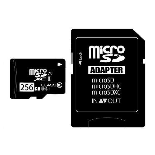 バルク品、microSDXCカード256GB Class10 U