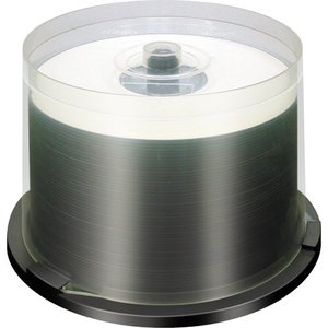 【返品交換不可】ノーブランド高品質BD-R1回録画6倍速25GB50枚スピンドルケースホワイトワイドプリンタブルインクジェットプリンタ対応BR25RP50R_R