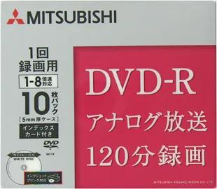 アナログ録画用/データ用 DVD-R 120分10枚パック **