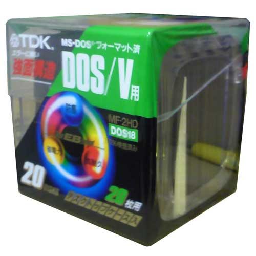 【アウトレット】 TDK 高品質 3.5型フロッピーディスク 20枚 Winodows フォマット済