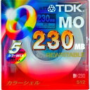 【アウトレット】在庫限り!TDK 3.5インチ MOディスク 230MB 5枚パック