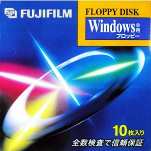 【アウトレット】富士フイルム 3.5インチ 2HD フロッピーディスク Windowsフォーマット済 20枚入 MF2HDDVFK10P