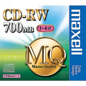 ڤ󤻾ʡ maxell CD-RW MQ꡼ ǡ 700MB 1-4®б 1 5mmslim ֤Ͽ ɸʥեޥå**