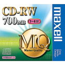 【お取り寄せ商品】 maxell CD-RW MQシリーズ データ用 700MB 1-4倍速対応 1枚 5mmslimケース入り くり返し記録用 標準品アンフォーマット