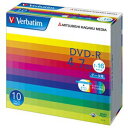 y񂹁z Verbatim DVD-R fBA f[^p 4.7GB 16{Ή 10 5mmXP[X zCgCh^Cv CNWFbgv^Ή