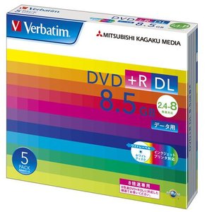 【お取り寄せ】 Verbatim DVD+R DL メデ